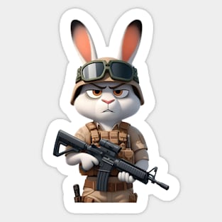 Tactical Rabbit Sticker